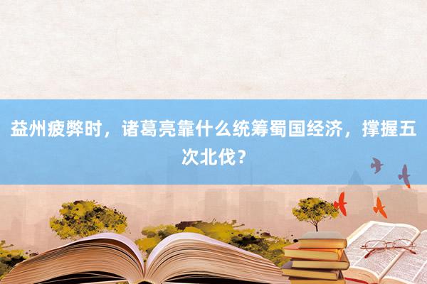 益州疲弊时，诸葛亮靠什么统筹蜀国经济，撑握五次北伐？