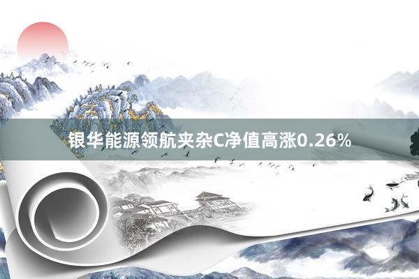 银华能源领航夹杂C净值高涨0.26%